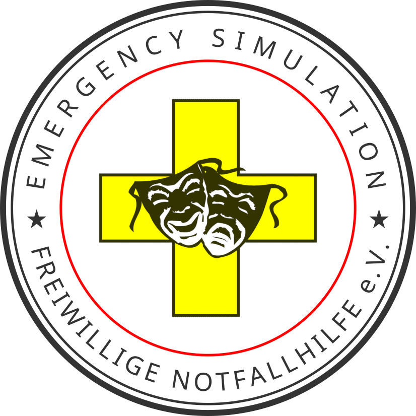 Logo EMERGENCY SIMULATION Notfalldarstellung Saarland
